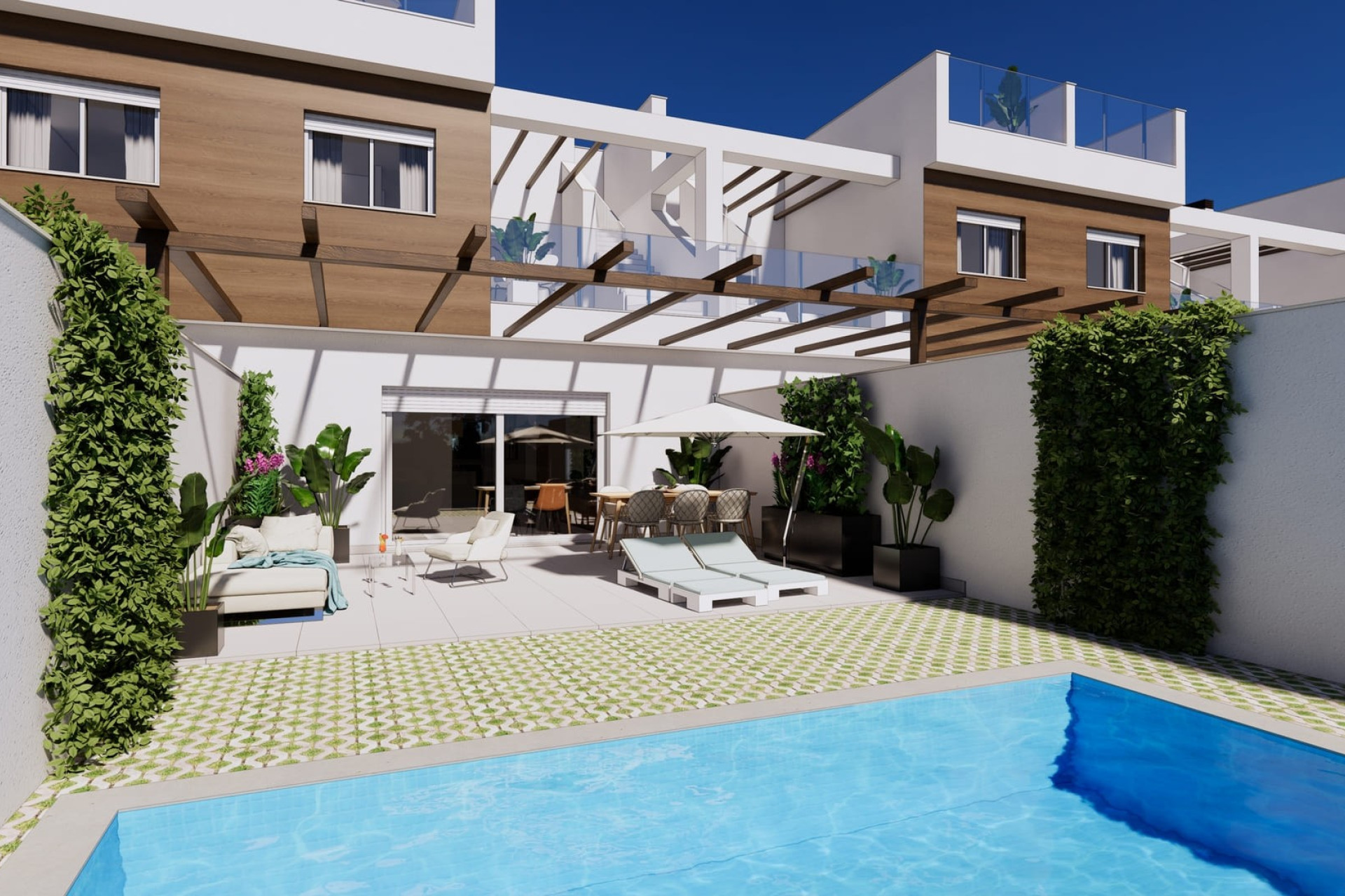 New Build - Villa / Semi-Detached - Los Alcázares - La Serena Golf