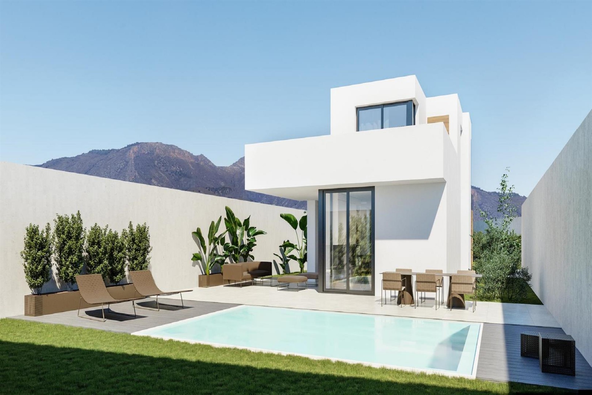 Nieuwbouw Woningen - Villa - Benidorm - Lomas de Polop, La Nucia