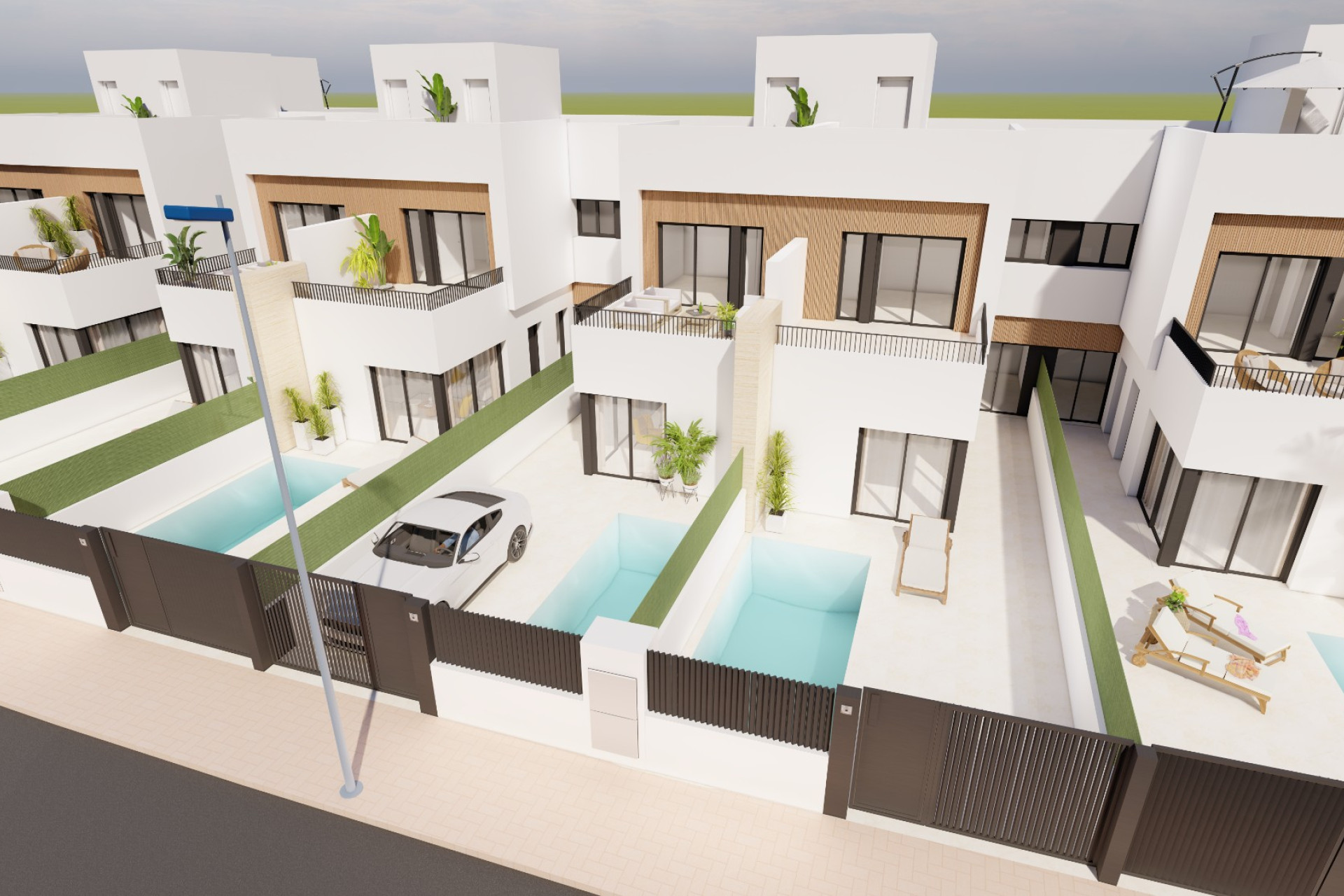 Nieuwbouw Woningen - Villa - Santiago de la Ribera - San Blas