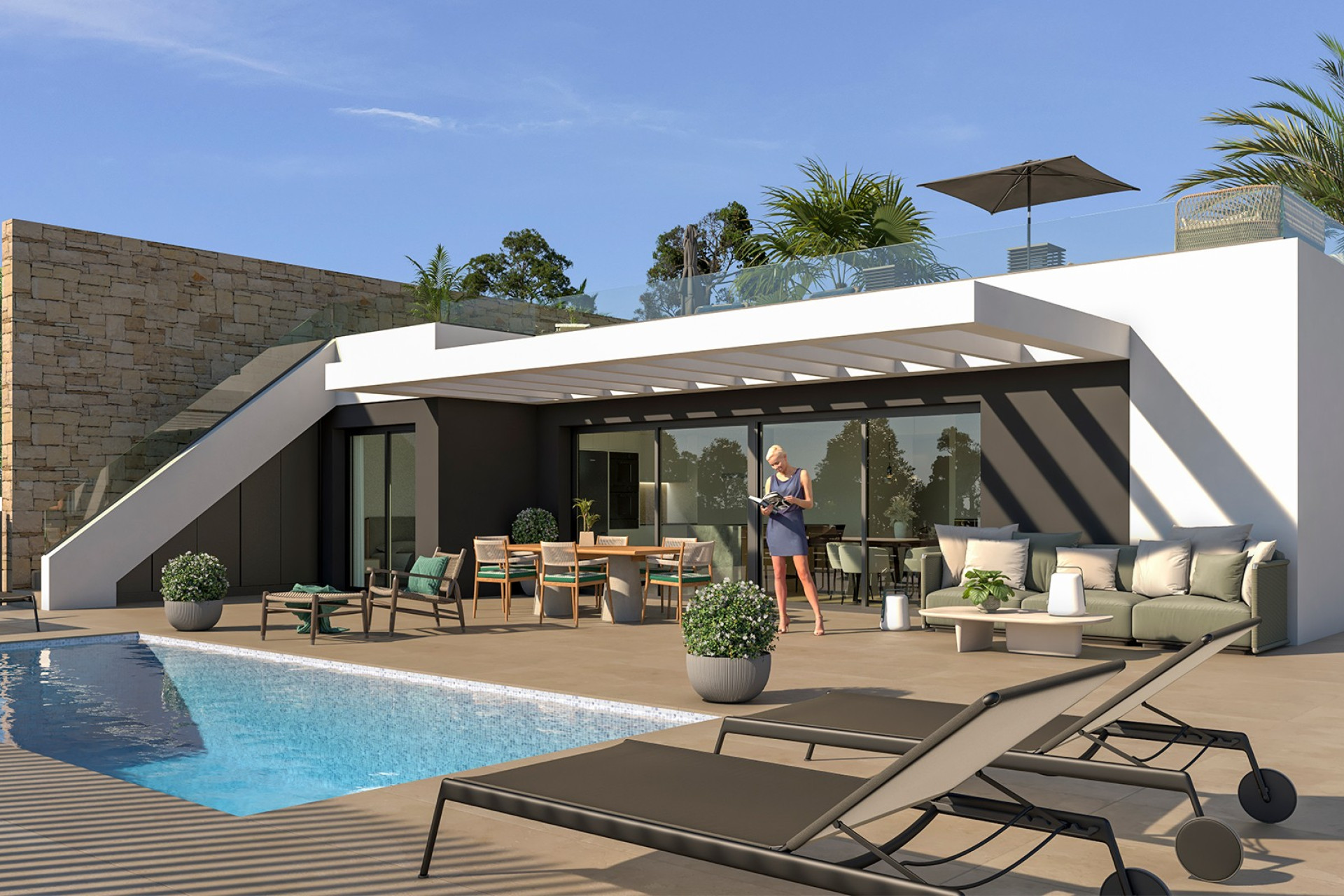 Nouvelle construction - Villa - Bonalba Alta - Mutxamel