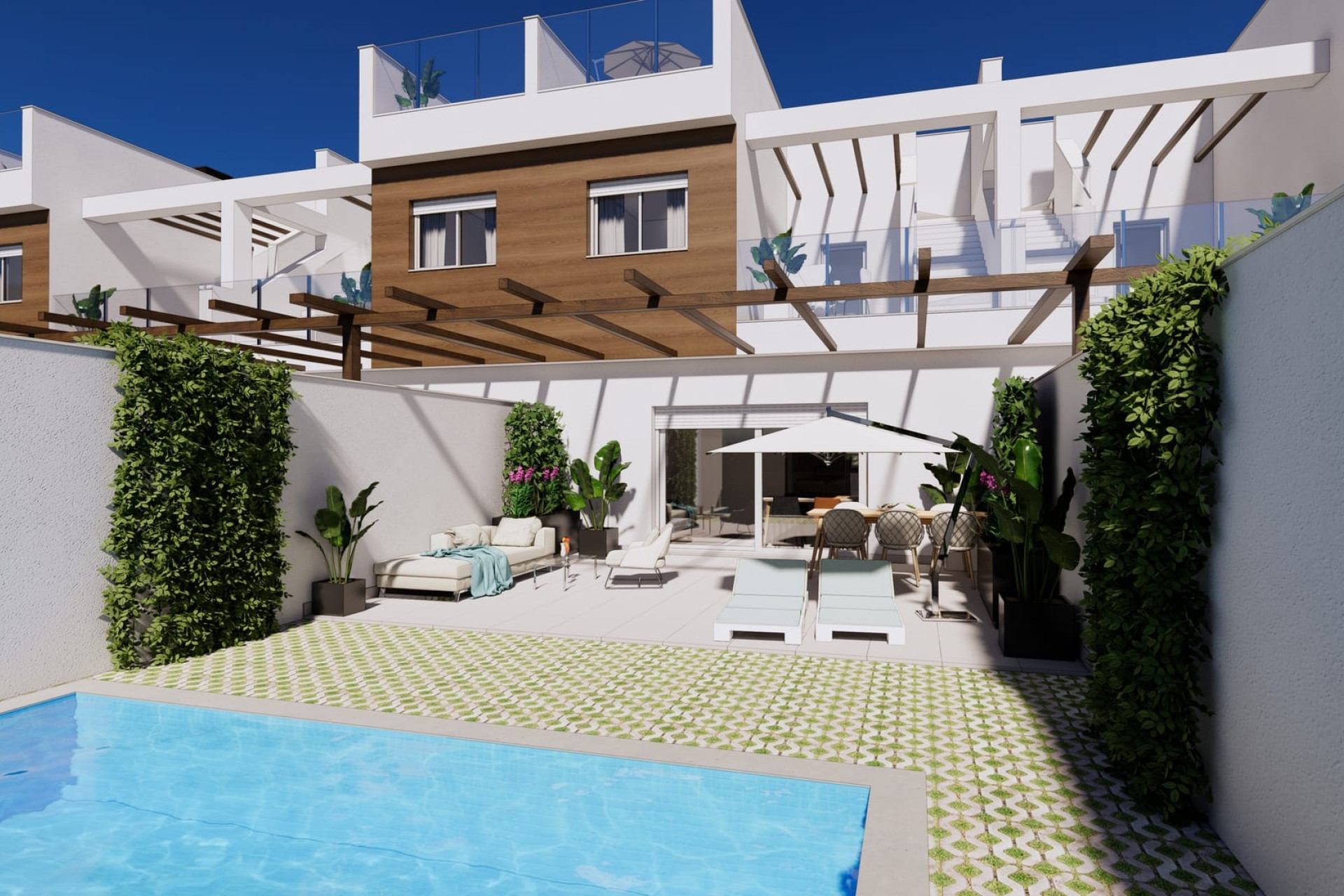 Nouvelle construction - Villa / Jumelée - Los Alcázares - La Serena Golf