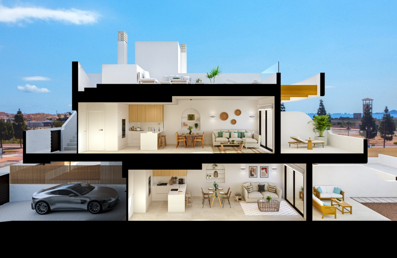New Build - Apartment - Los Alcázares - La Serena Golf