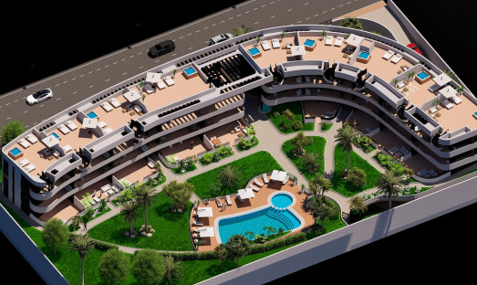 New Build - Apartment - Los Alcázares - La Serena Golf