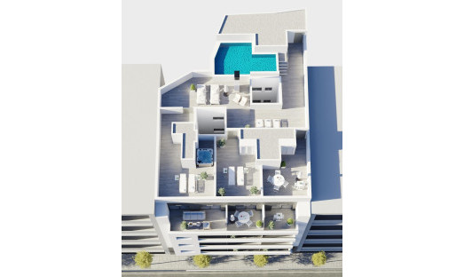 Nieuwbouw Woningen - Apartment - Playa Del Cura - Torrevieja