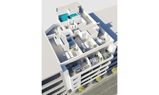 Nieuwbouw Woningen - Apartment - Playa Del Cura - Torrevieja