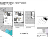 Obra nueva - Adosado - Torre de la Horadada